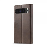 Lc.Imeeke Google Pixel 9/Pixel 9 Pro/Pixel 10/Pixel 10 Pro Cover med Kortlomme Mørkebrun
