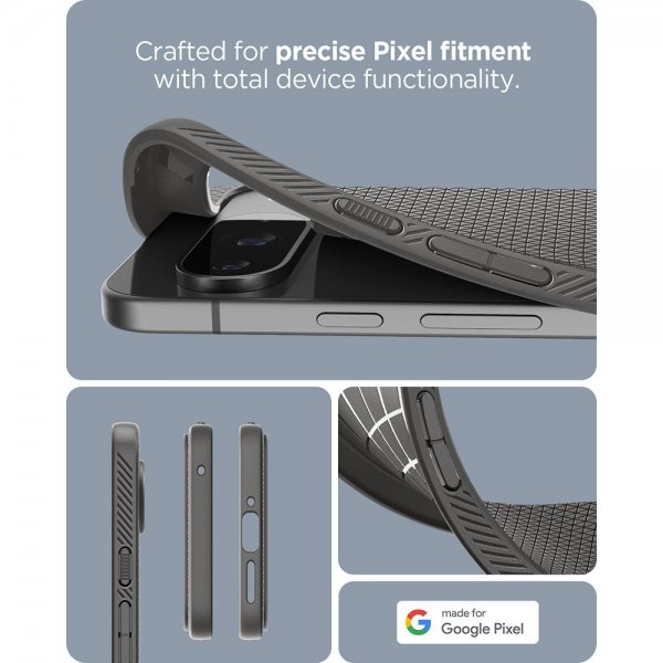 Spigen Google Pixel 9/Pixel 9 Pro Cover Liquid Air Marble Gray