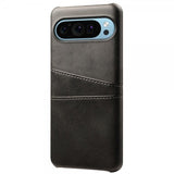 Google Pixel 9/Pixel 9 Pro Cover med to Kortlommer Sort