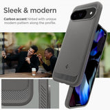 Spigen Google Pixel 9/Pixel 9 Pro Cover Rugged Armor Marble Gray