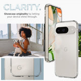 Spigen Google Pixel 9/Pixel 9 Pro Cover Ultra Hybrid Crystal Clear