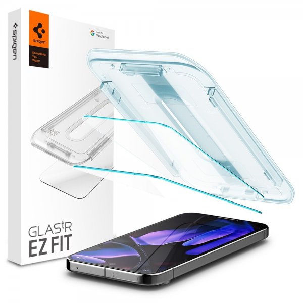 Spigen Google Pixel 9/9 Pro/Pixel 10/10 Pro Skærmbeskyttelse GLAS.tR EZ Fit 2-pak