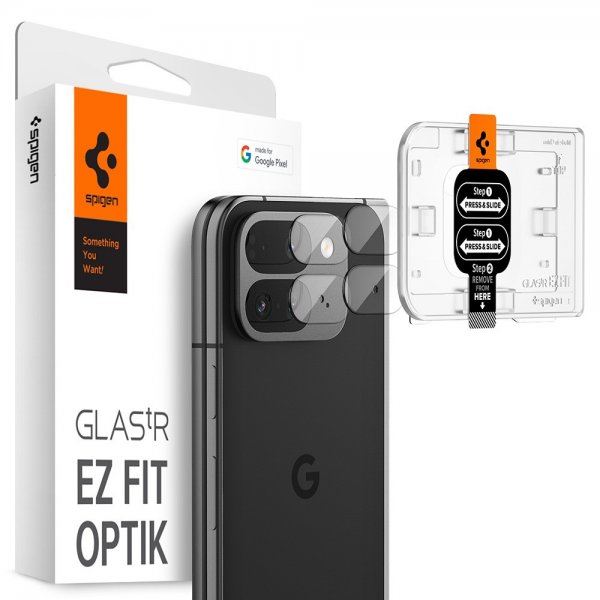 Spigen Google Pixel 9 Pro Fold Kamerabeskyttelsesglas.tR EZ Fit Optik 2-pak