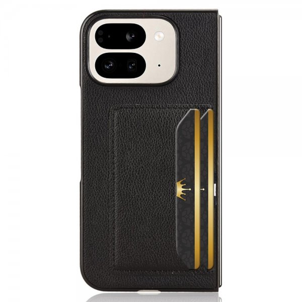 Google Pixel 9 Pro Fold Cover med Kortlomme Sort