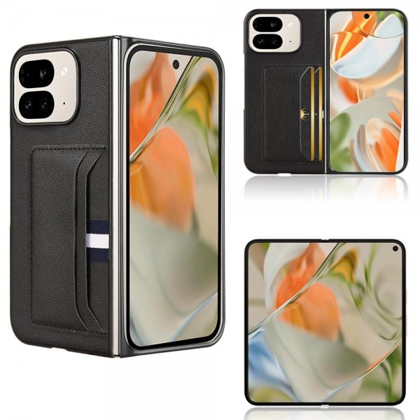 Google Pixel 9 Pro Fold Cover med Kortlomme Sort
