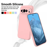 Google Pixel 9 Pro Cover med Rem Silikone Rosa