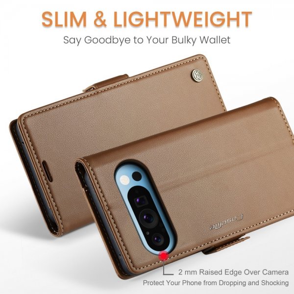 CaseMe Google Pixel 9 Pro XL Etui 023 Series Brun