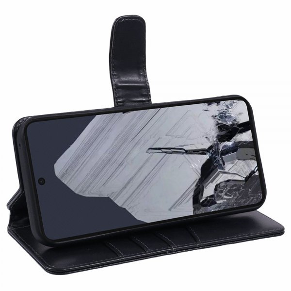 Nordic Covers Google Pixel 9 Pro XL Etui Essential Læder Raven Black