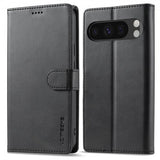 Lc.Imeeke Google Pixel 9 Pro XL Etui med Kortlomme Standfunktion Sort