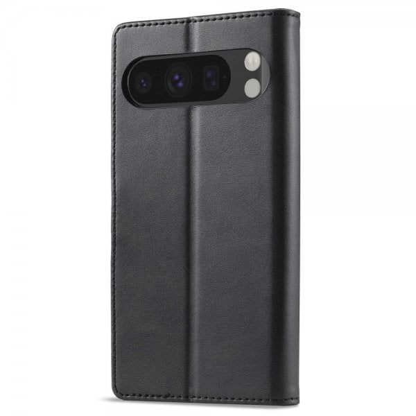Lc.Imeeke Google Pixel 9 Pro XL Etui med Kortlomme Standfunktion Sort