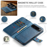 Dg.Ming Google Pixel 9 Pro XL Etui med aftageligt Cover Blå