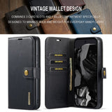 Dg.Ming Google Pixel 9 Pro XL Etui med aftageligt Cover Sort