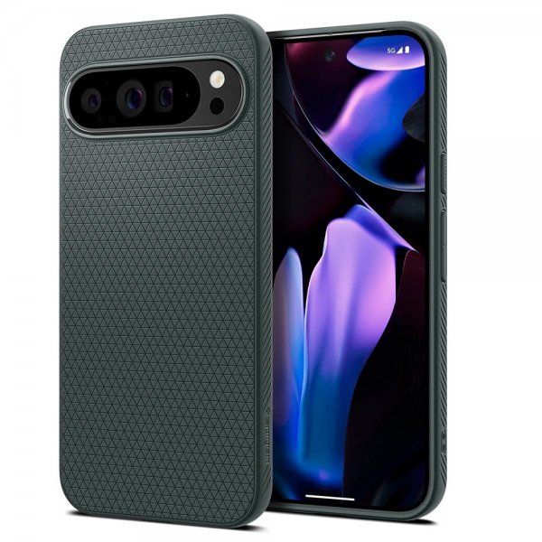 Spigen Google Pixel 9 Pro XL Cover Liquid Air Abyss Green