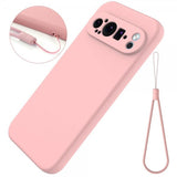 Google Pixel 9 Pro XL Cover med strop Silikone Pink