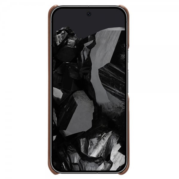 Google Pixel 9 Pro XL Cover med to kortlommer Mørkebrun