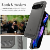 Spigen Google Pixel 9 Pro XL Cover Rugged Armor Marble Gray
