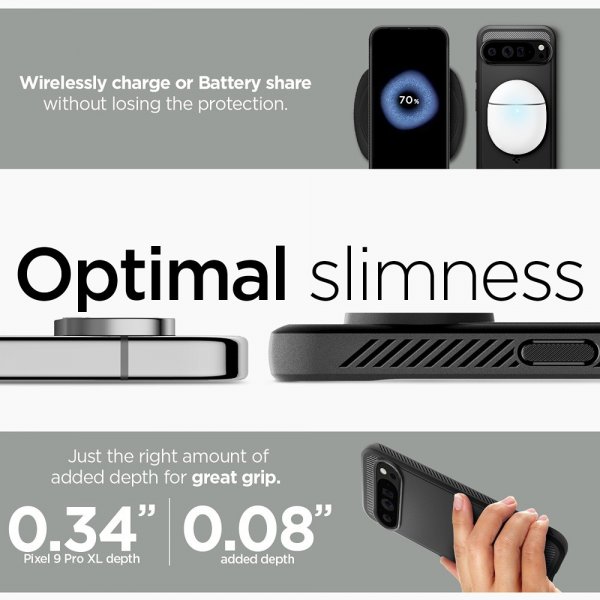 Spigen Google Pixel 9 Pro XL Cover Robust Armor Mat Sort