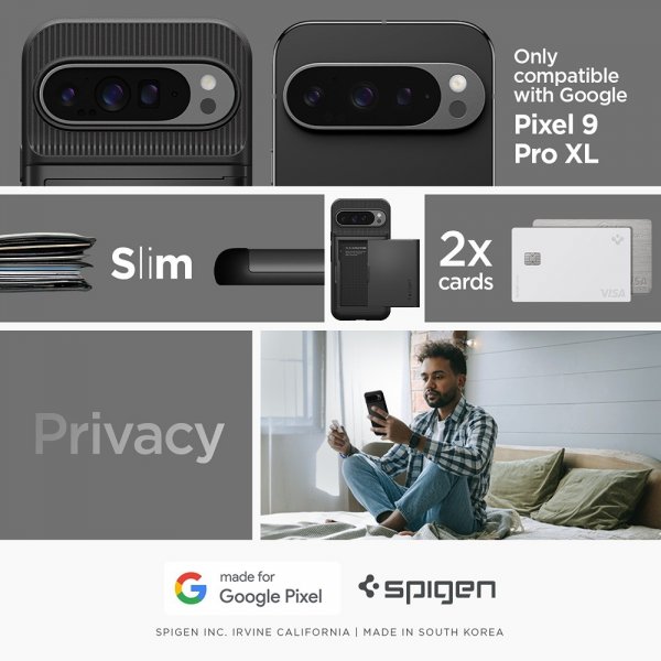 Spigen Google Pixel 9 Pro XL Cover Slim Armor CS Sort