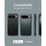 Spigen Google Pixel 9 Pro XL Cover Thin Fit Abyss Green