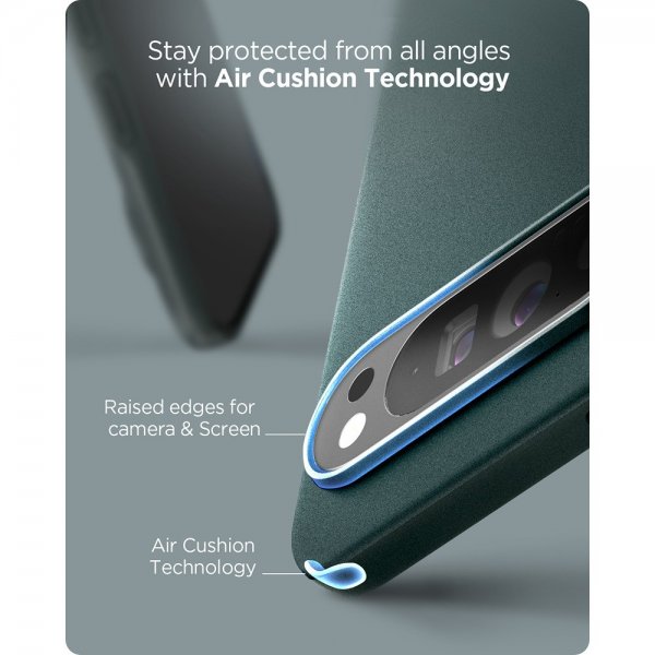 Spigen Google Pixel 9 Pro XL Cover Thin Fit Abyss Green