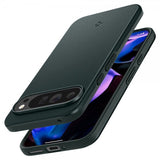 Spigen Google Pixel 9 Pro XL Cover Thin Fit Abyss Green