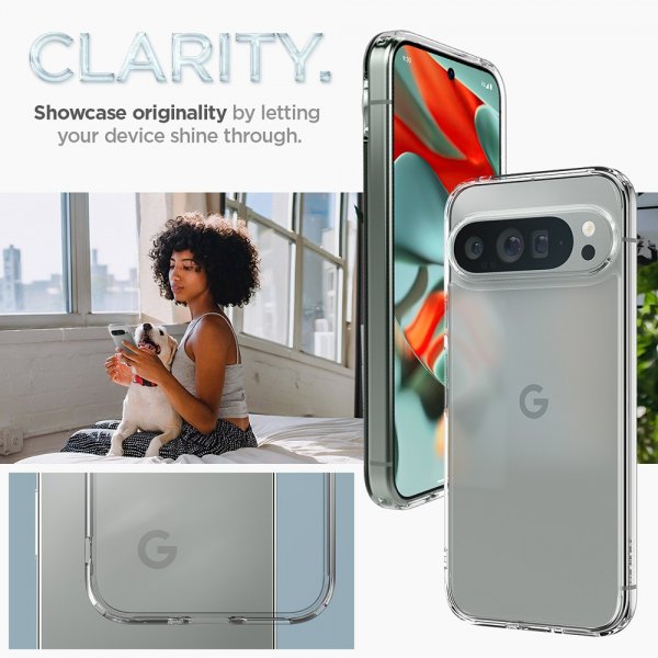Spigen Google Pixel 9 Pro XL Cover Ultra Hybrid Crystal Clear