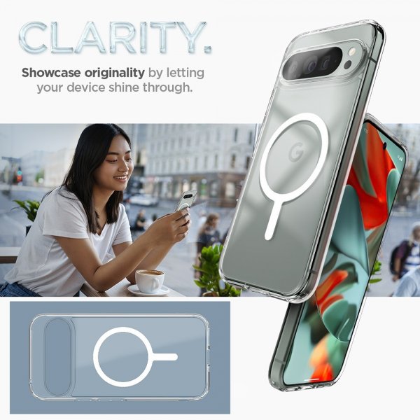 Spigen Google Pixel 9 Pro XL Cover Ultra Hybrid MagFit Hvid