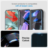 Spigen Google Pixel 9 Pro XL/Pixel 10 Pro XL Skærmbeskyttelse GLAS.tR EZ Fit 2-pak