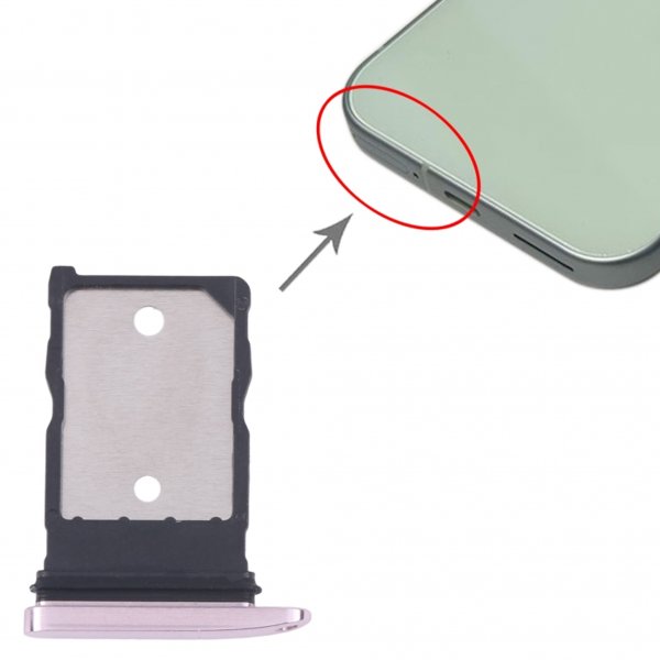 Google Pixel 9 SIM-kortholder - Rosa