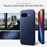 Spigen Google Pixel 9a Cover Liquid Air Navy Blue