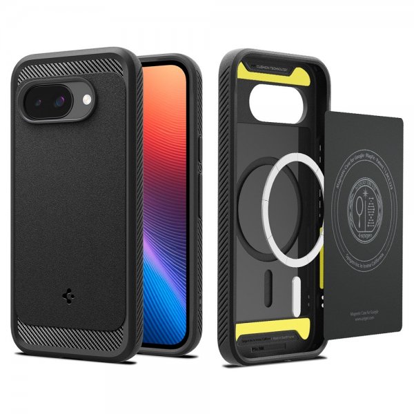 Spigen Google Pixel 9a Cover Rugged Armor MagFit Mat Sort
