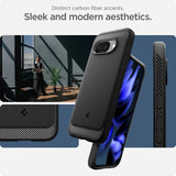 Spigen Google Pixel 9a Cover Rugged Armor MagFit Mat Sort