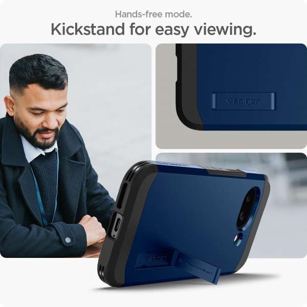 Spigen Google Pixel 9a Cover Tough Armor MagFit Navy Blue