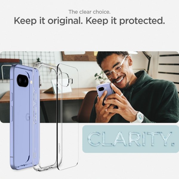 Spigen Google Pixel 9a Cover Ultra Hybrid Crystal Clear