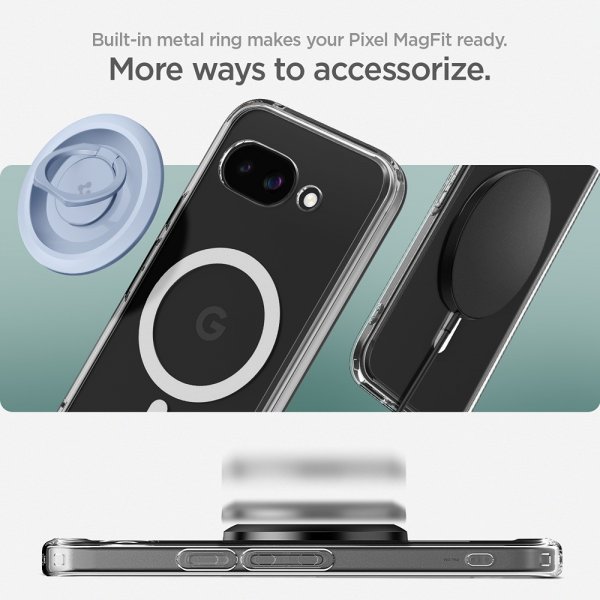 Spigen Google Pixel 9a Cover Ultra Hybrid MagFit Clear White