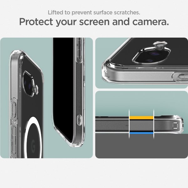 Spigen Google Pixel 9a Cover Ultra Hybrid MagFit Clear White