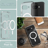 Spigen Google Pixel 9a Cover Ultra Hybrid MagFit Clear White