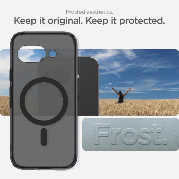 Spigen Google Pixel 9a Cover Ultra Hybrid MagFit Frost Black