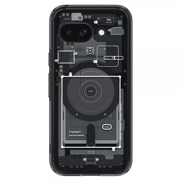 Spigen Google Pixel 9a Cover Ultra Hybrid Zero One MagFit Sort