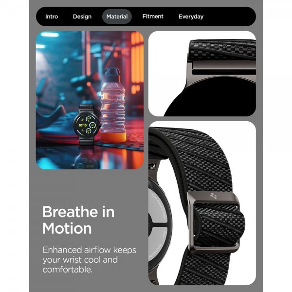 Spigen Google Pixel Watch 1/2/3/4 41mm Rem Lite Fit X Sort