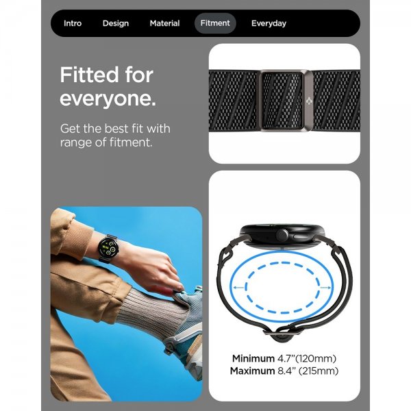 Spigen Google Pixel Watch 1/2/3/4 41mm Rem Lite Fit X Sort