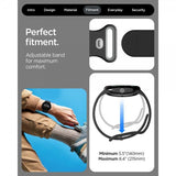 Spigen Google Pixel Watch 1/2/3/4 41 mm armbånd Nano Pop Black Sesame