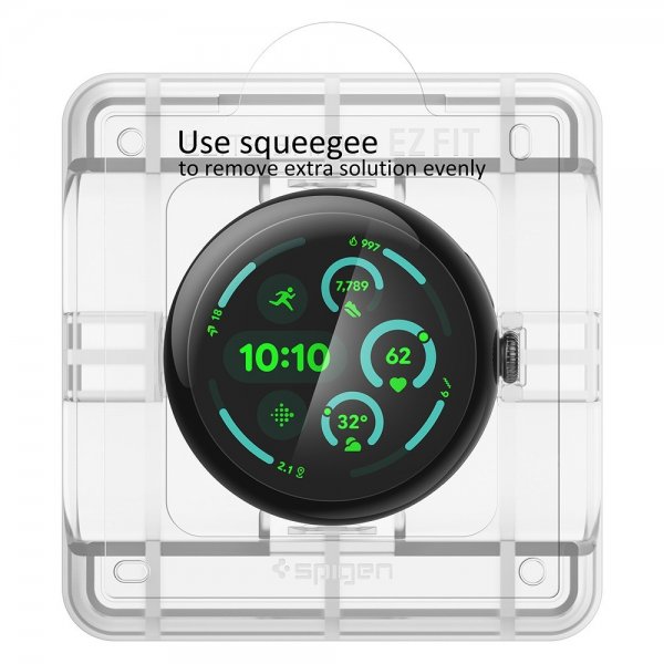 Spigen Google Pixel Watch 3/4 41 mm Skærmbeskyttelse EliteShield EZ Fit 2-pak