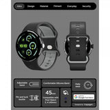 Spigen Google Pixel Watch 3/4 45mm Rem Nano Pop Black Sesame