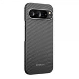 Pitaka Google Pixel 9/Pixel 9 Pro Cover Ultra-Slim Case MagSafe Sort/Grå Twill