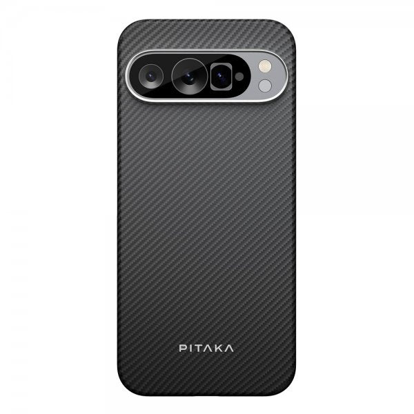 Pitaka Google Pixel 9 Pro XL Cover Ultra-Slim Case MagSafe Black/Grey Twill