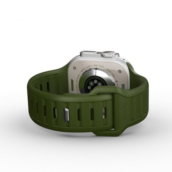 KeyBudz Apple Watch 44/45/46mm/Apple Watch Ultra Armbånd Journey Forest Green