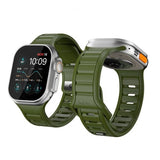 KeyBudz Apple Watch 44/45/46mm/Apple Watch Ultra Armbånd Journey Forest Green