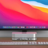 Satechi Type-C Aluminium Stand & Hub til Mac Mini Sølv