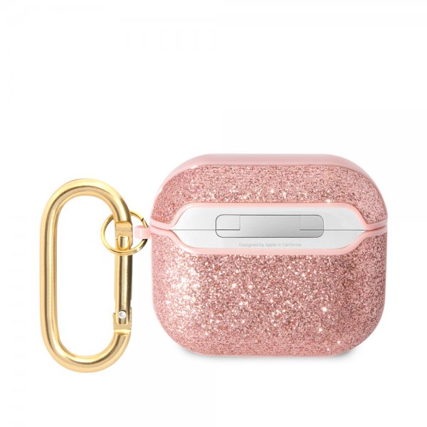 Guess AirPods 3 Etui Glitter Flakes Rosa